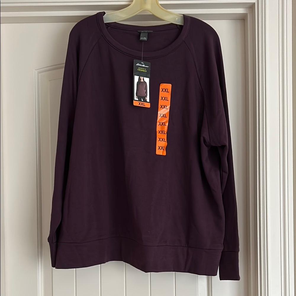 Eddie Bauer Purple Sweatshirt XXL